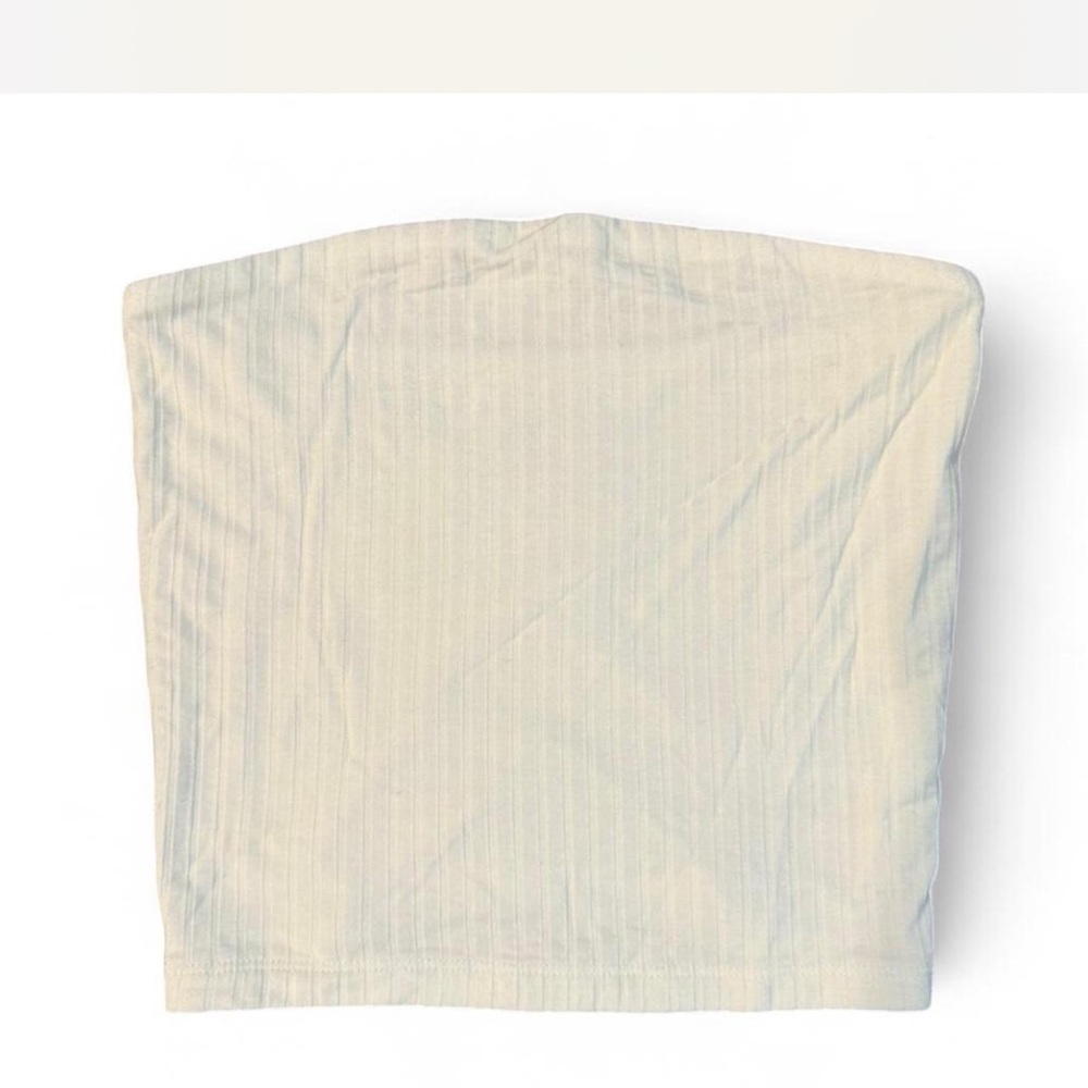 American Eagle Outfitters Cream Crop Top